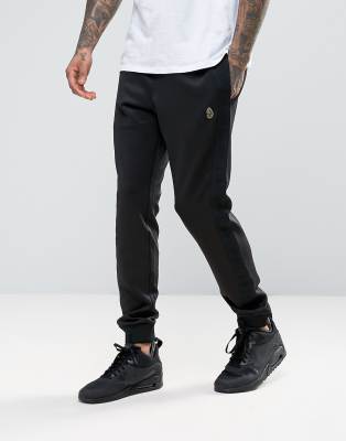 luke black joggers