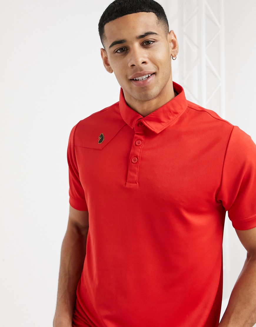Luke Chandlers polo shirt-Red