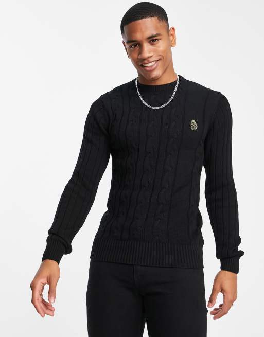 Luke cable 2025 knit jumper