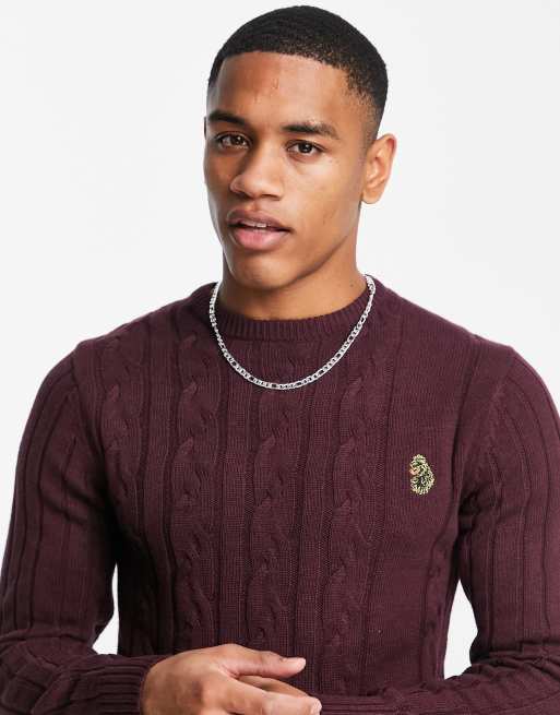 Luke cable knit on sale jumper