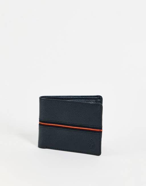 Luke - Portefeuille porte-billets en cuir grainé