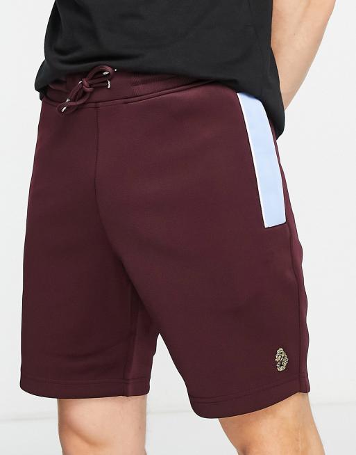 Luke - Short molletonné - Bordeaux