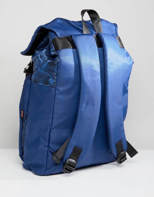 Luke Sport – Keegan – Marineblauer Rucksack mit Doppeltasche, 2 von 4