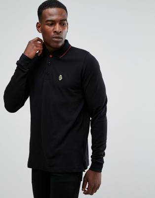 luke long sleeve polo