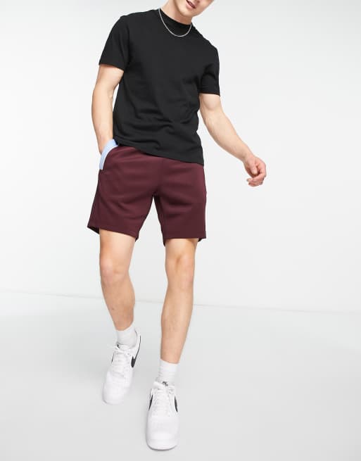 Burgundy hot sale sweat shorts