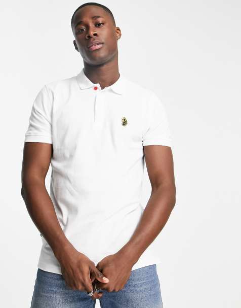 Luke Williams pique polo shirt - view 1