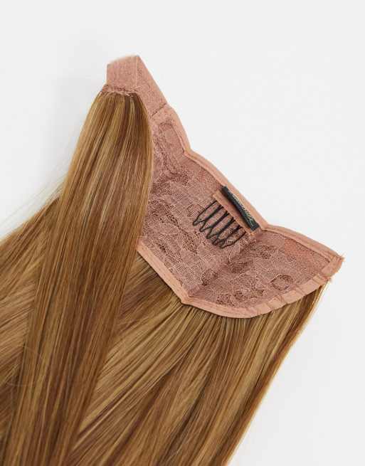 Lullabellz 26 Inch Straight Wraparound Ponytail Extension In Mellow Brown Asos