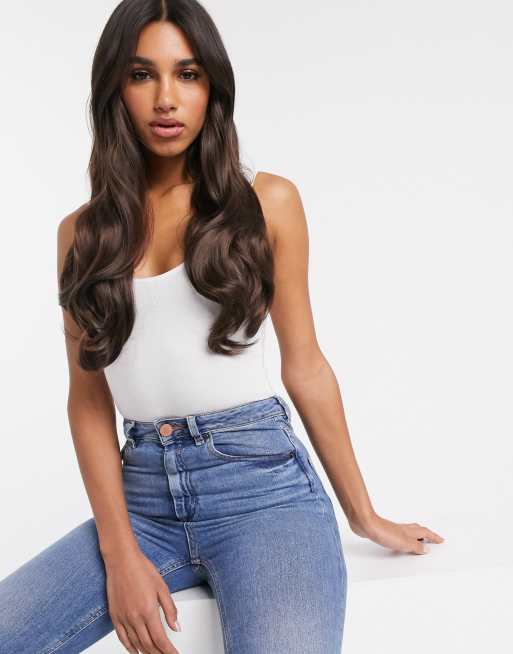 LullaBellz - Extensions de cheveux ondulés ultra épais 22 pouces à clipser 5 pièces