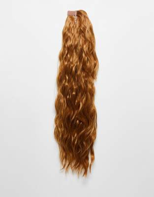 Lullabellz - Grande - Textured Wave Wraparound Pony - Haarverlängerung 26 Zoll-Rot