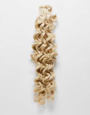 Lullabellz - Midi Grande - Extension capillaire cheveux bouclés - 20"" -Wraparound Pony-Pas de couleur