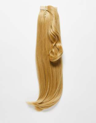 Lullabellz - Mini Grande 90s Bounce - Pferdeschwanz-Extensions zum Wickeln, 18 Zoll-Blonde