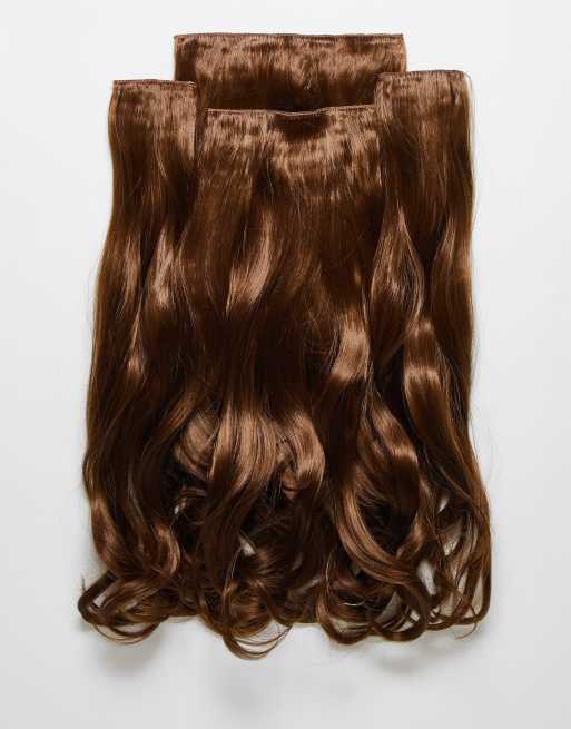 Thick 20 1 Piece Curly Clip In Hair Extensions - Lullabellz