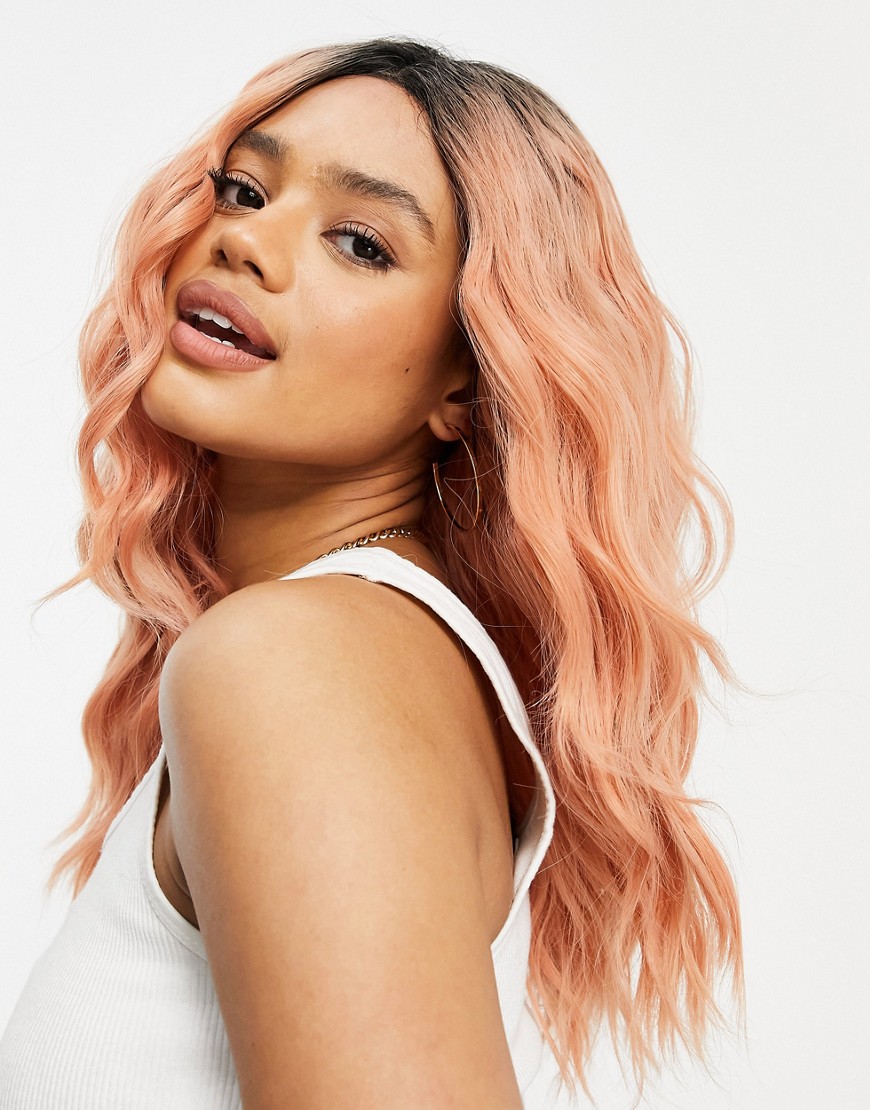 Lullabellz The Rose - Pink Mid Length Loose Wave Lace Front Wig