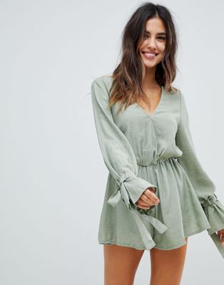 long sleeved play suit