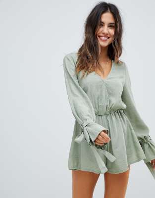 long sleeved play suit