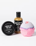 LUSH Big Night In Shower Gel, Body Lotion & Bath Bomb Bath Discovery Kit-No colour