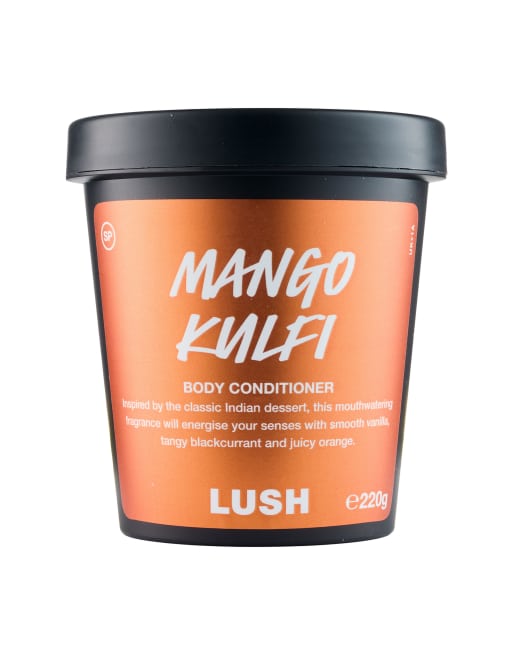 LUSH Body conditioner mango kulfi in orange