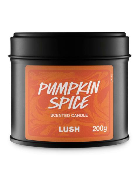 LUSH Candle pumpkin spice single wick in orange - view 1