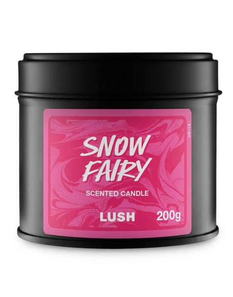 LUSH Candle snow fairy single wick in pink - view 1
