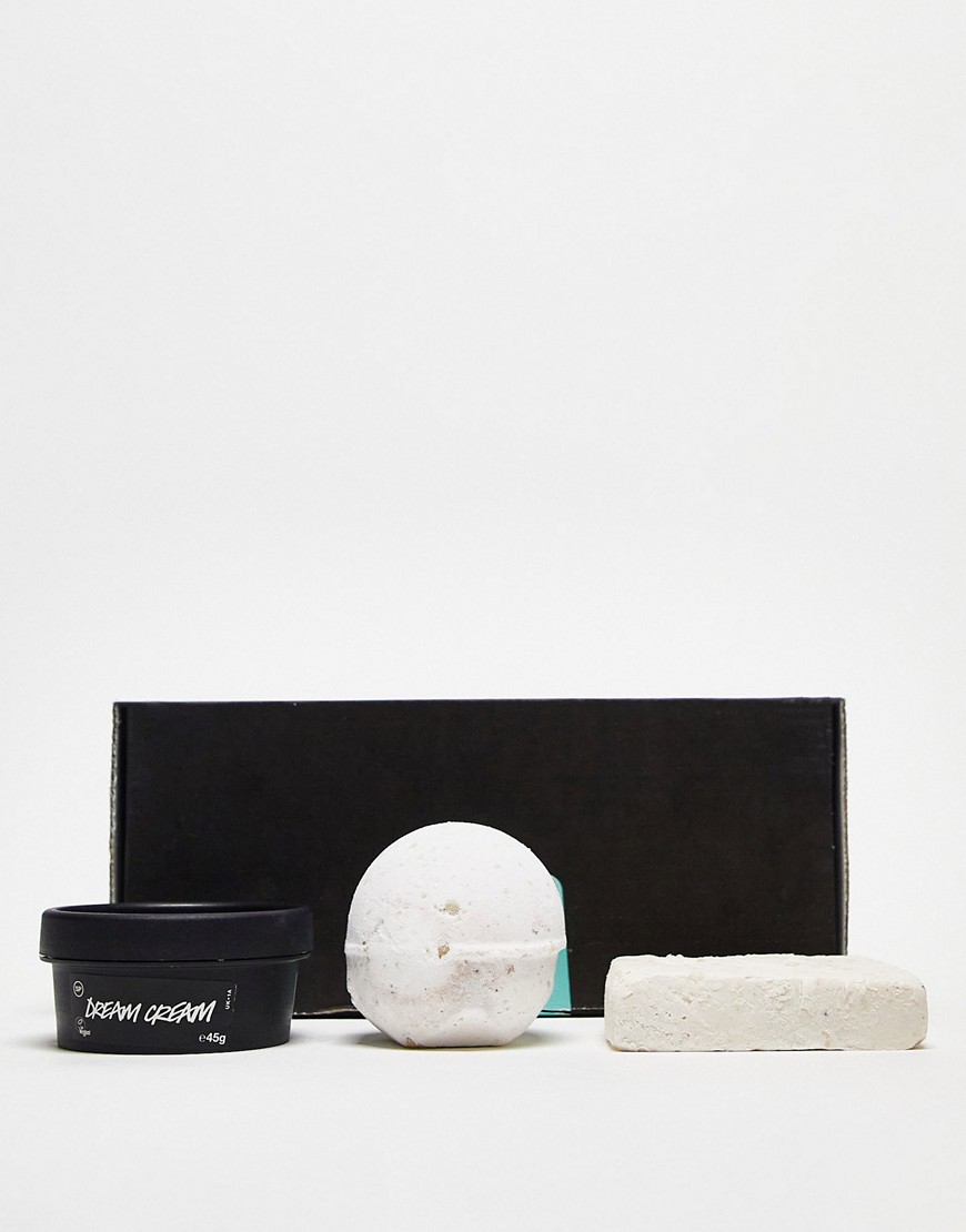 LUSH Dream Skin Body Lotion, Bath Bomb & Soap Bodycare Set-No colour