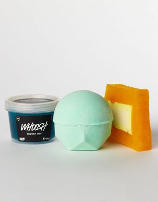 LUSH Freshen up Shower Jelly, Bath Bomb & Soap Discovery Kit