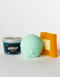 LUSH Freshen up Shower Jelly, Bath Bomb & Soap Discovery Kit-No colour