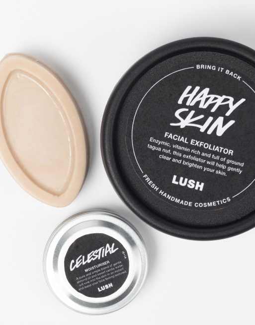 LUSH – Happy Skin Discovery Set – Hudvårdsset med ansiktsskrubb, fuktkräm och serum, 3 av 4