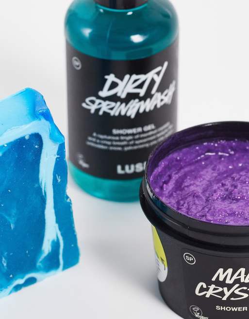 LUSH – Scrub Up Well – Zestaw: peeling do ciała, żel pod prysznic i mydło, 4 z 4