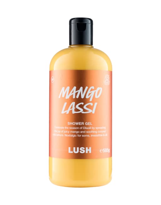 LUSH Shower gel mango lassi in orange