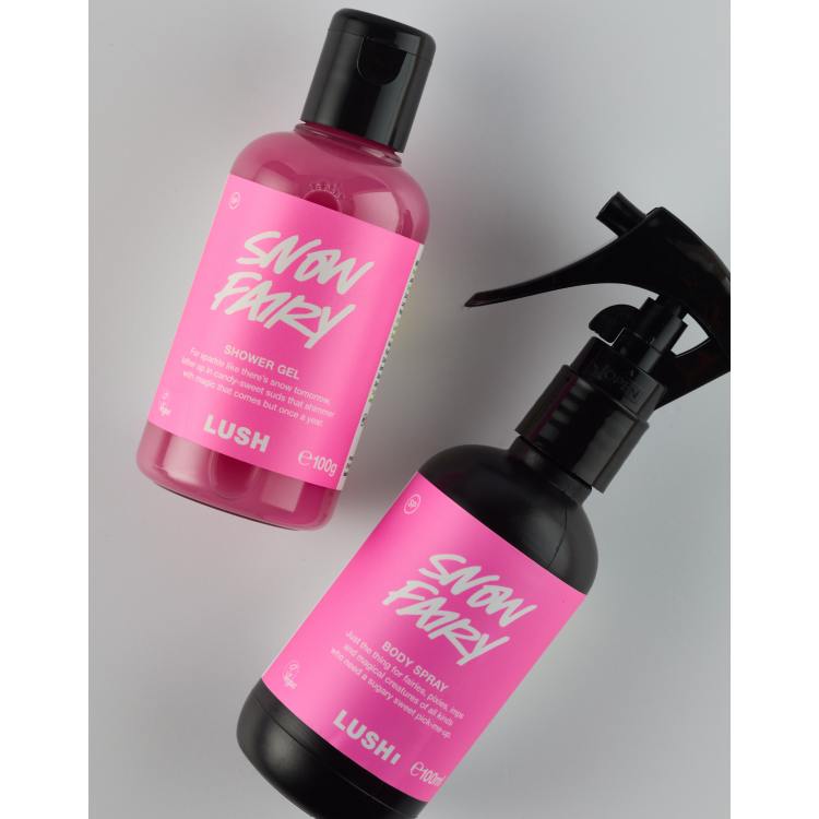 Body Wash Lush Fairy Spray LUSH Snow Fairy Body Spay Shower Gel