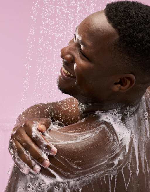 LUSH Snow fairy milkshake shower gel 560g in pink, 3 of 3