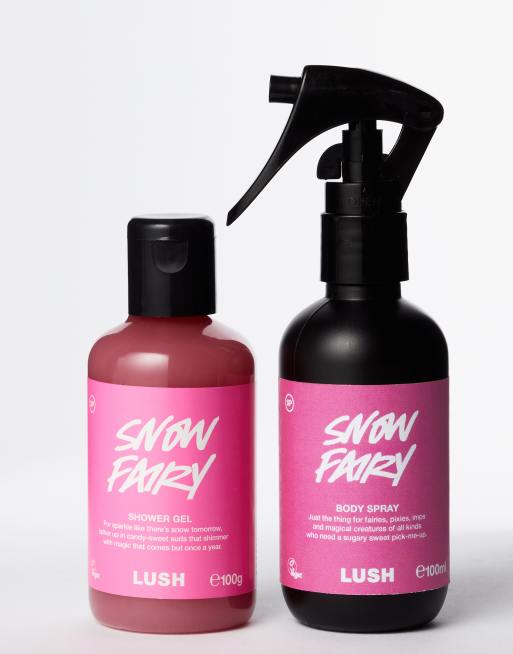 LUSH Snow Fairy Shower and Body Spray Kit