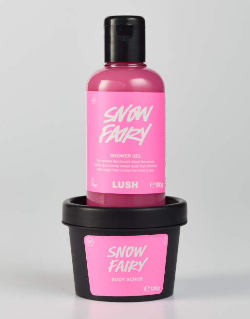 Lush Cosmetics shops Snow Fairy Shower Gel Bundle