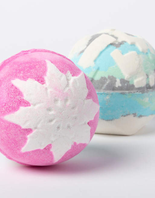 LUSH – Snow Fairy X ASOS – Exklusives Badekugel-Duo-Set im White-Noise-Design , 2 von 4