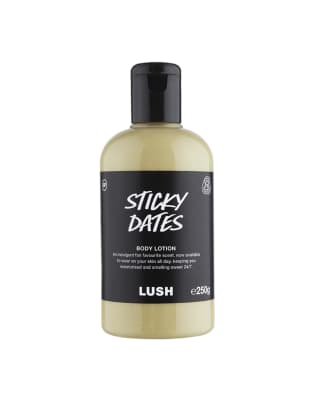 LUSH sticky dates body lotion 250g-Yellow