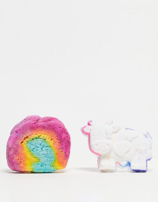 Lush – The Cow Jumped Over The Rainbow – Duo med badprodukter 