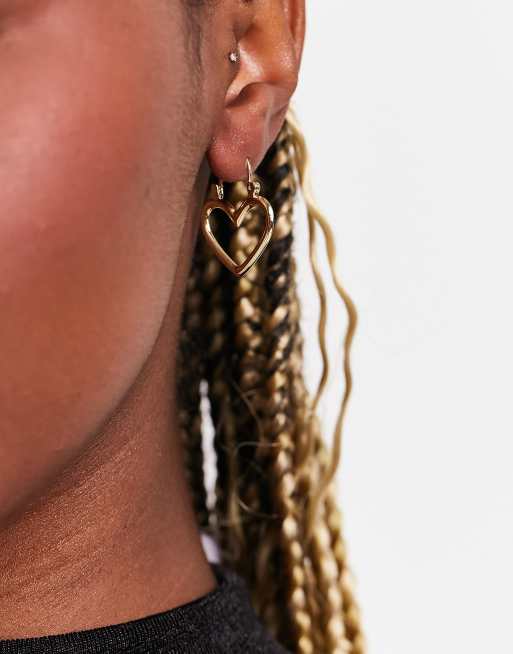 18ct Gold Braided Creole Hoop Earrings