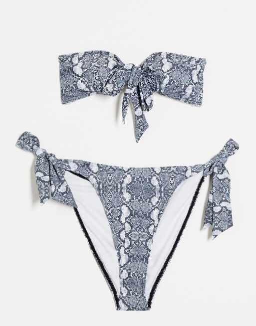 Luxe Palm - Bikini pitonato, 3 di 3