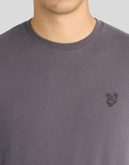 Lyle & Scott - 079 - T-shirt sottile a maniche corte color ferro, 3 di 6