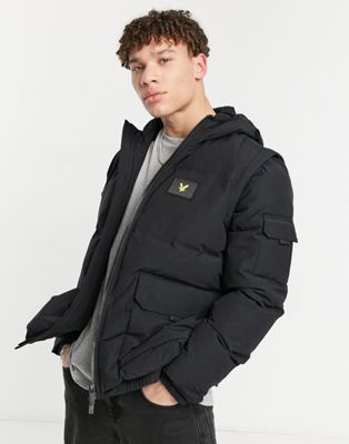 Lyle & Scott 2-in-1 ripstop puffer jacket - Click1Get2 Black Friday