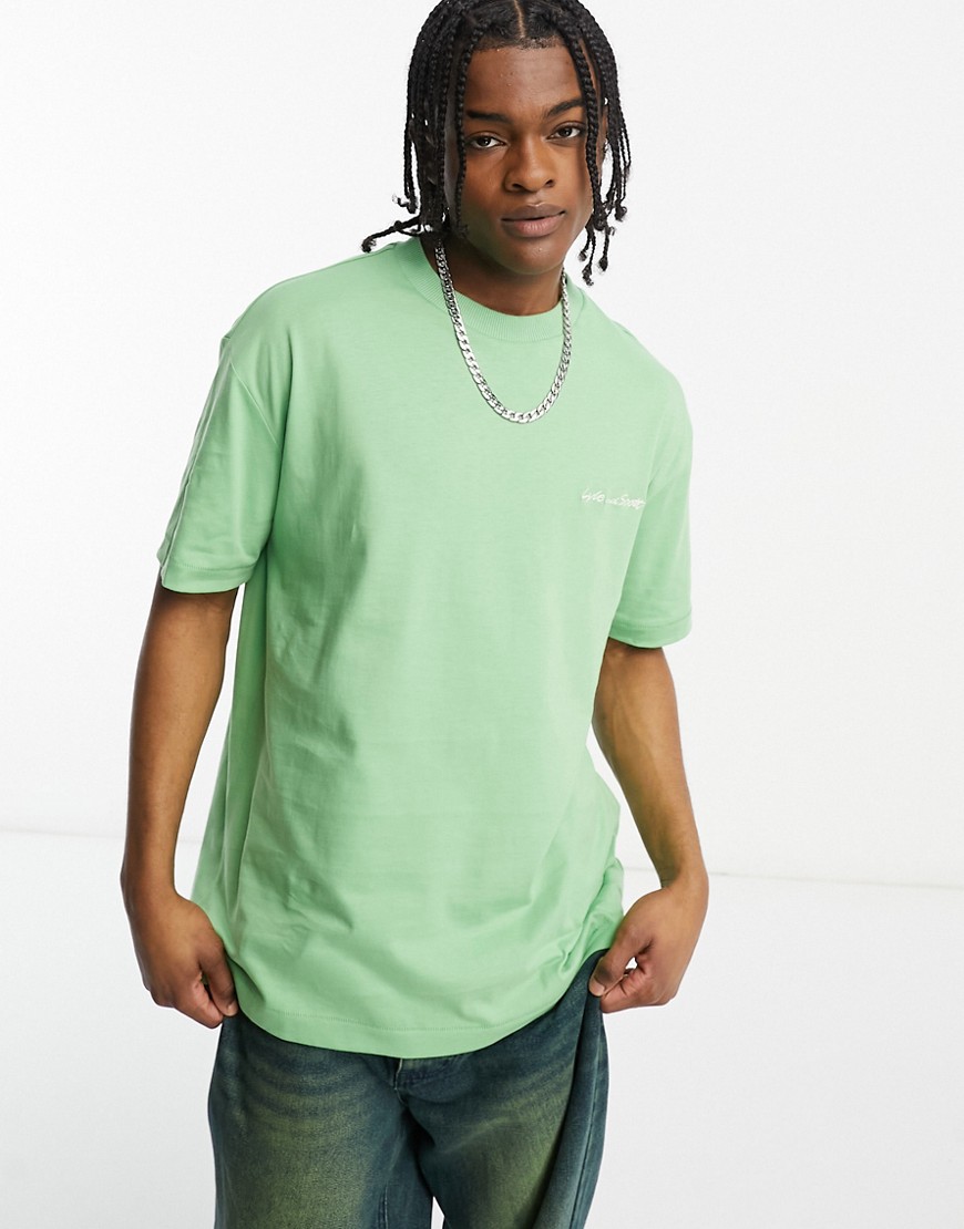Archive boxy fit t-shirt in bright green
