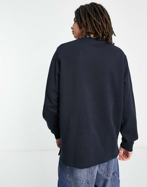 Lyle & Scott – Archive – Granatowa bluza oversize, 3 z 4