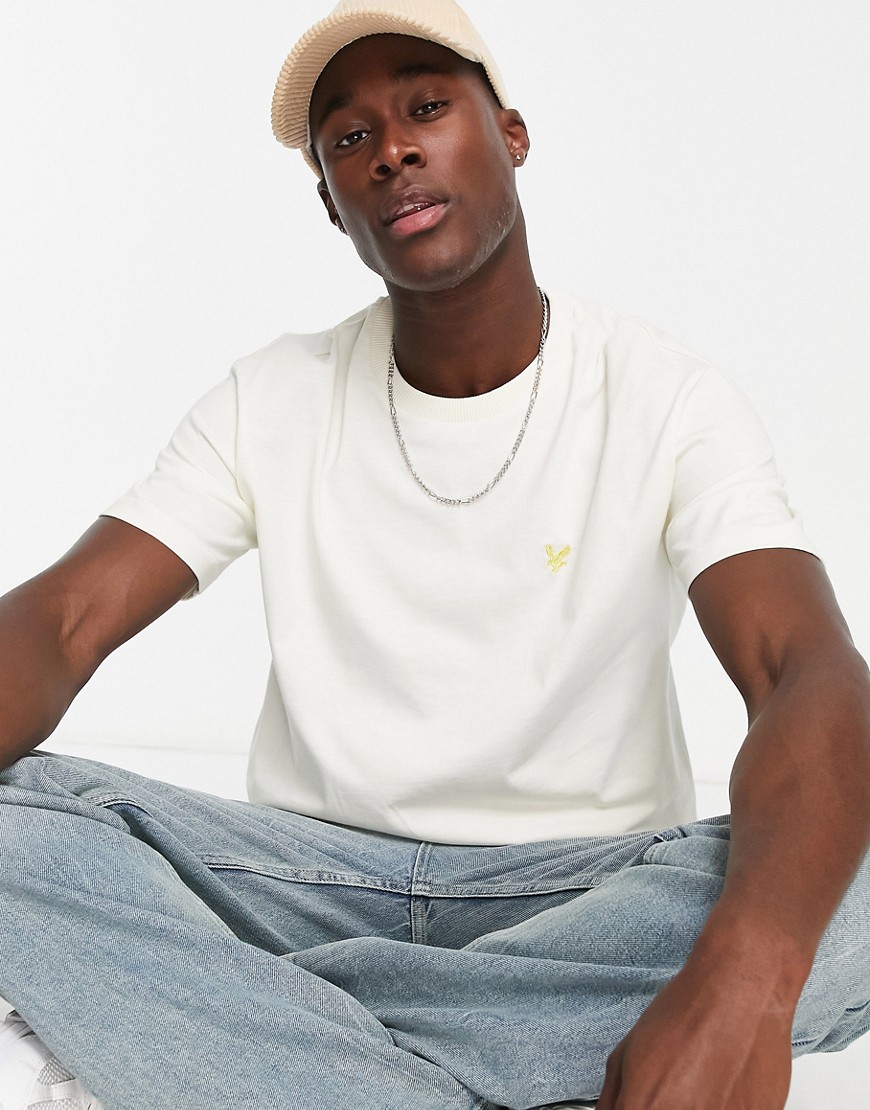 Lyle & Scott Archive oversized fit t-shirt in white
