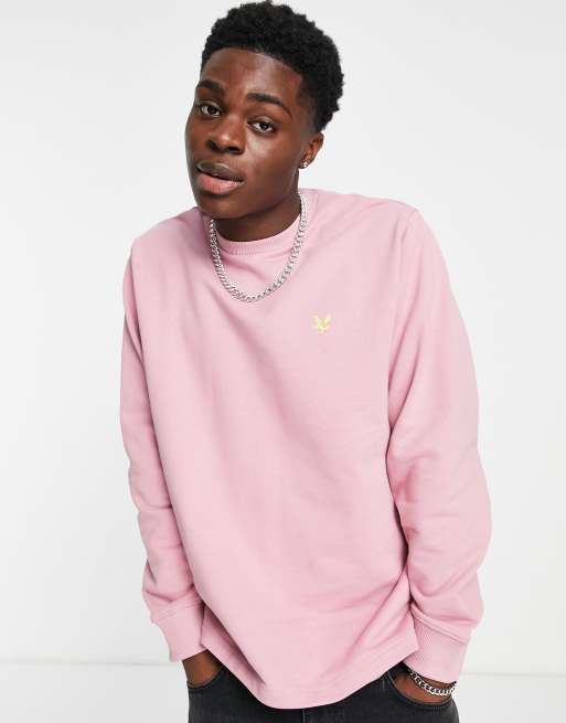 Lyle Scott Archive oversized sweatshirt in pink