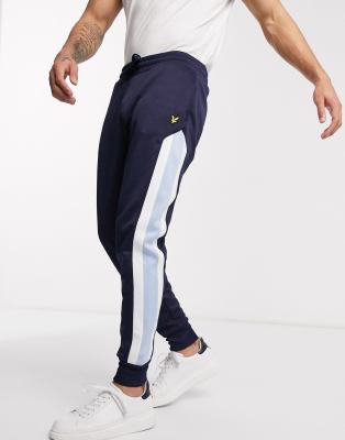 lyle and scott navy joggers