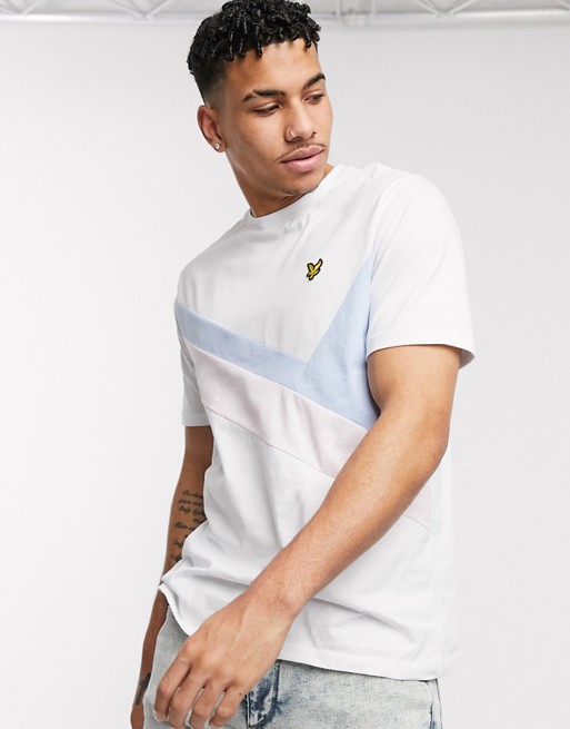 Lyle & Scott Archive panel t-shirt in white