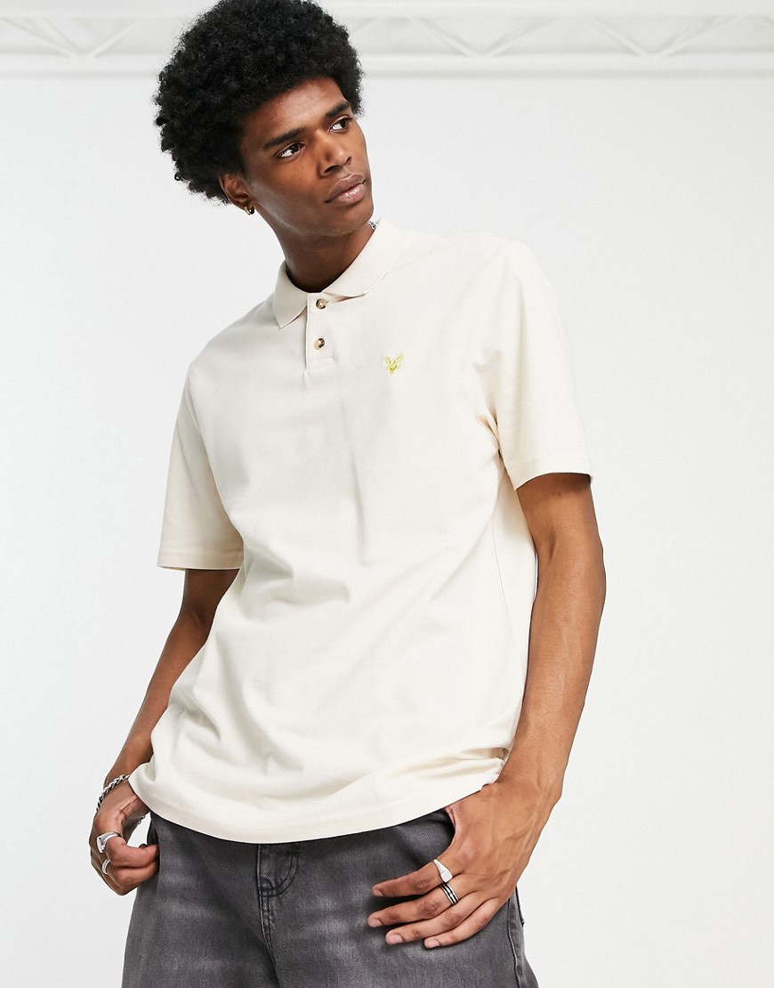 Lyle & Scott Archive relaxed fit polo shirt in white