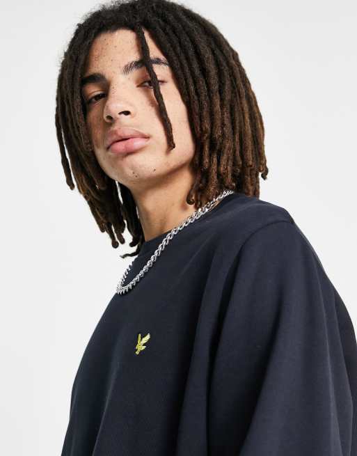 Lyle & Scott - Archive - Sweat oversize - Bleu marine, 2 de 4