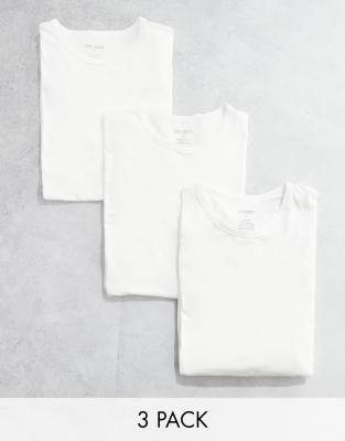 Lyle & Scott Basic 3 Pack T-shirt in White