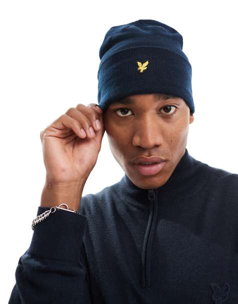 Lyle & Scott beanie  in Dark Blue - view 1